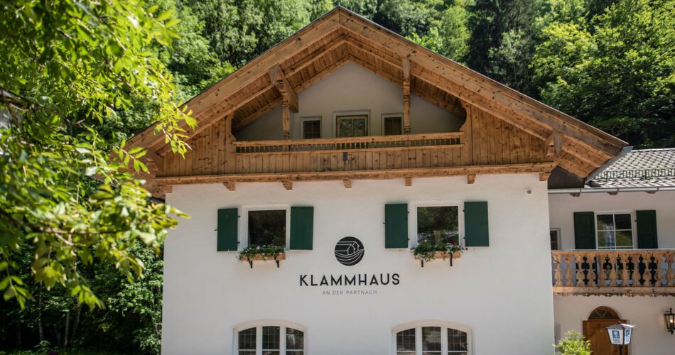 Blick auf das Klammhaus Garmisch-Partenkirchen | © Wolfgang Ehn